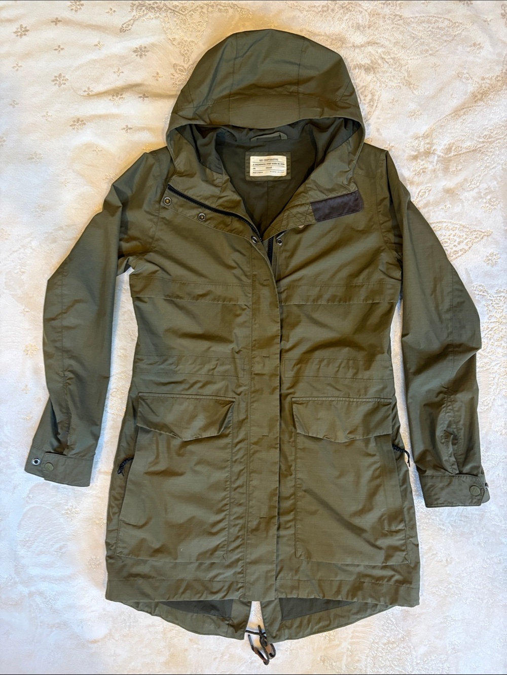 REI Olive Hooded Women's Parka Jacket
